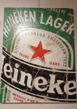 Heineken-tecnica-mista-su-tela-di-juta-cm.-130x100